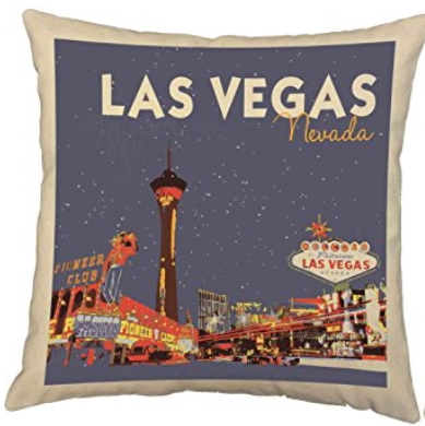 Mousus Las Vegas Scenery Cityscape Throw Pillow Cover Nevada State Las  Vegas Cushion Cover Linen Squ…See more Mousus Las Vegas Scenery Cityscape  Throw